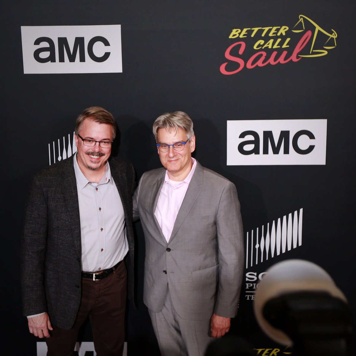 The two men who started it all. <a href="/petergould/">Peter Gould</a> and Vince Gilligan, everyone!