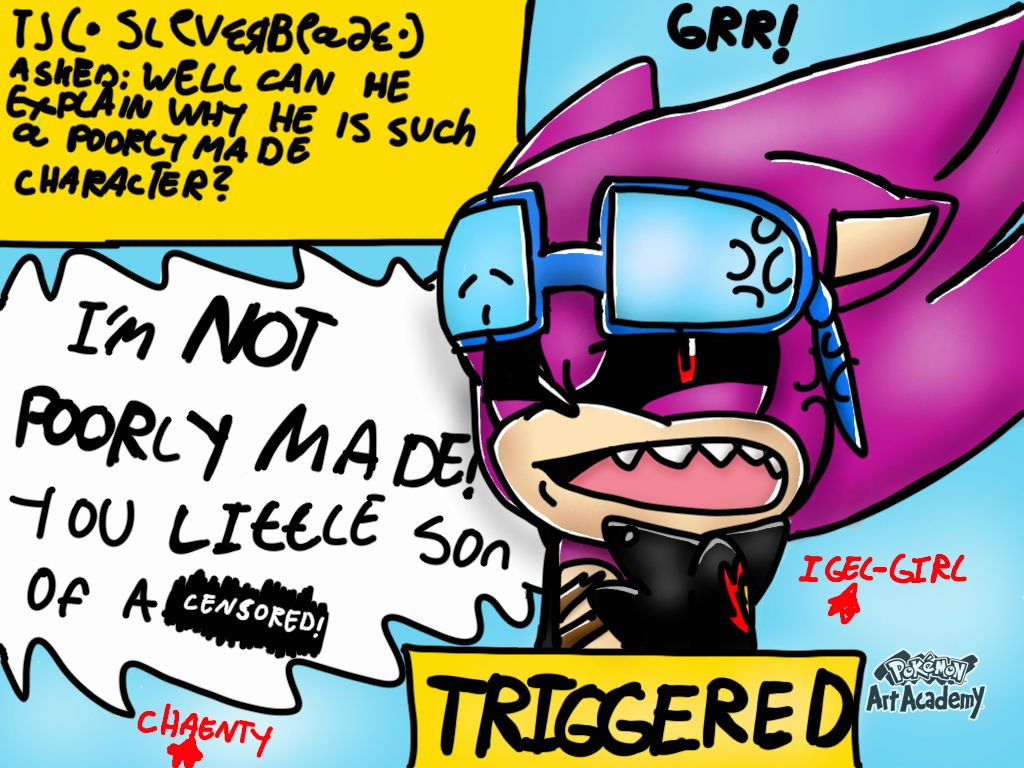 ChaentyE's tweet photo. Answer 2. from Amino #Scourgethehedgehog #Sonicfanart #Sonicarchiecomic  #PokemonArtAcademy #3DS https://t.co/BJDjHaGF2n