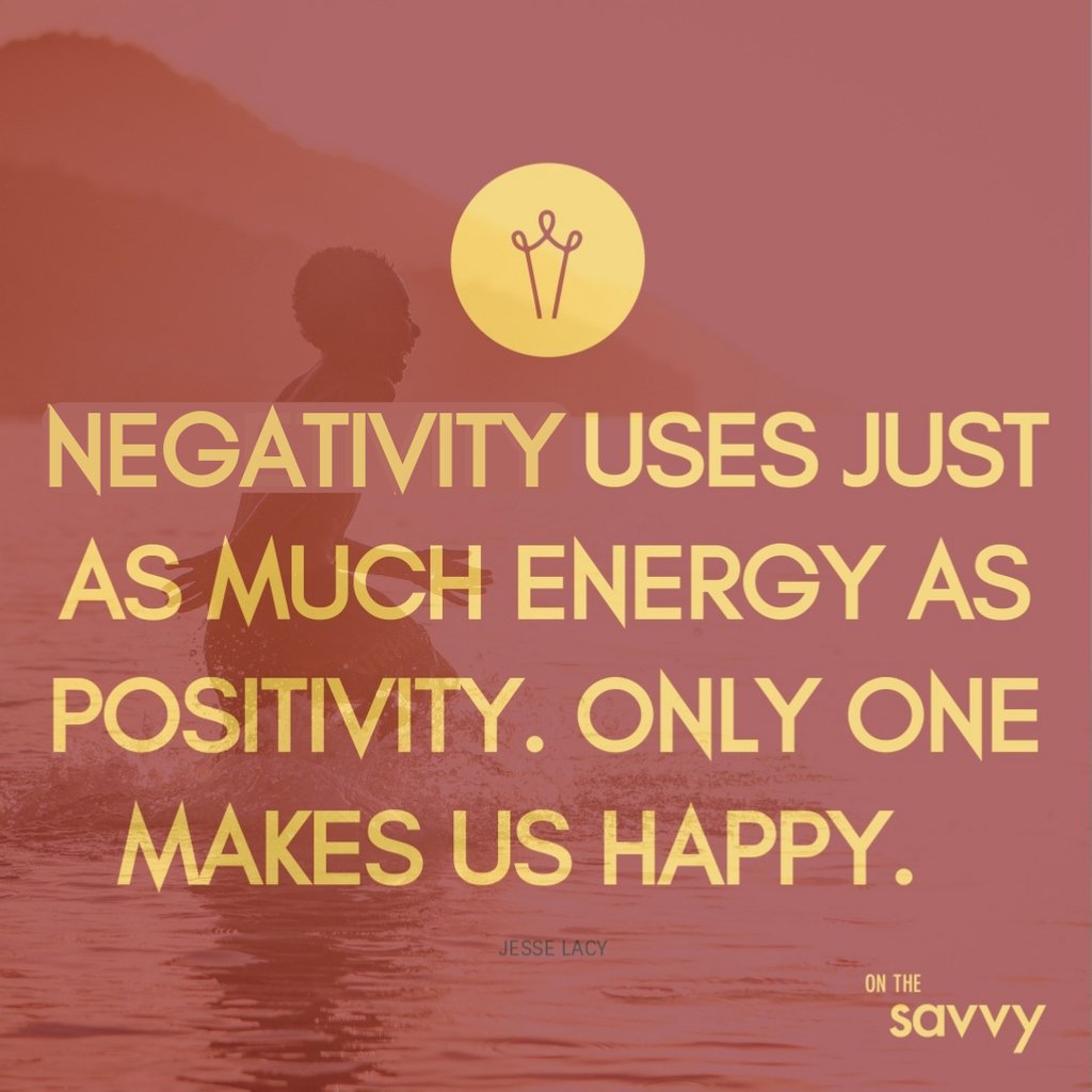 onthesavvy's tweet photo. Negativity uses just as much energy as positivity. Only one makes us happy. 
-
#mindset #focus #happiness #onthesavvy #wisdomoftheday #motivation #lifestyle #quoteoftheday #jesselacy #actorlife #priorities #behappy #musicianlife #lifequotes #lifehacks #positivemindset https://t.co/kVSyHkA6gD