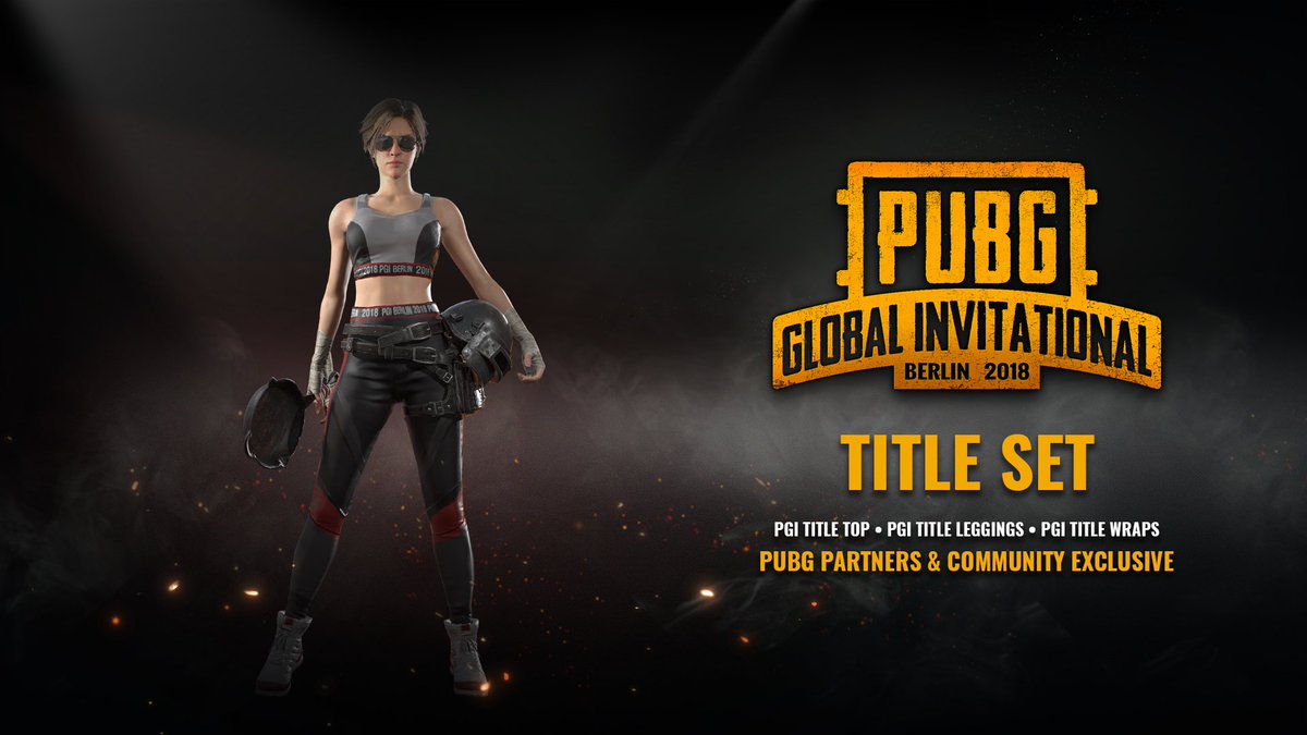 TommyT999's tweet photo. Hey All, I have some @PUBG #PGI2018 Berlin skin codes to give away thanks to the awesome team @PUBGpartners  They are for the PC version of the game only.  Just Simply 

✅ RETWEET.
✅ LIKE.
✅ FOLLOW.

I will choose the winners over the next few days!! https://t.co/Fx1oWwBOLc