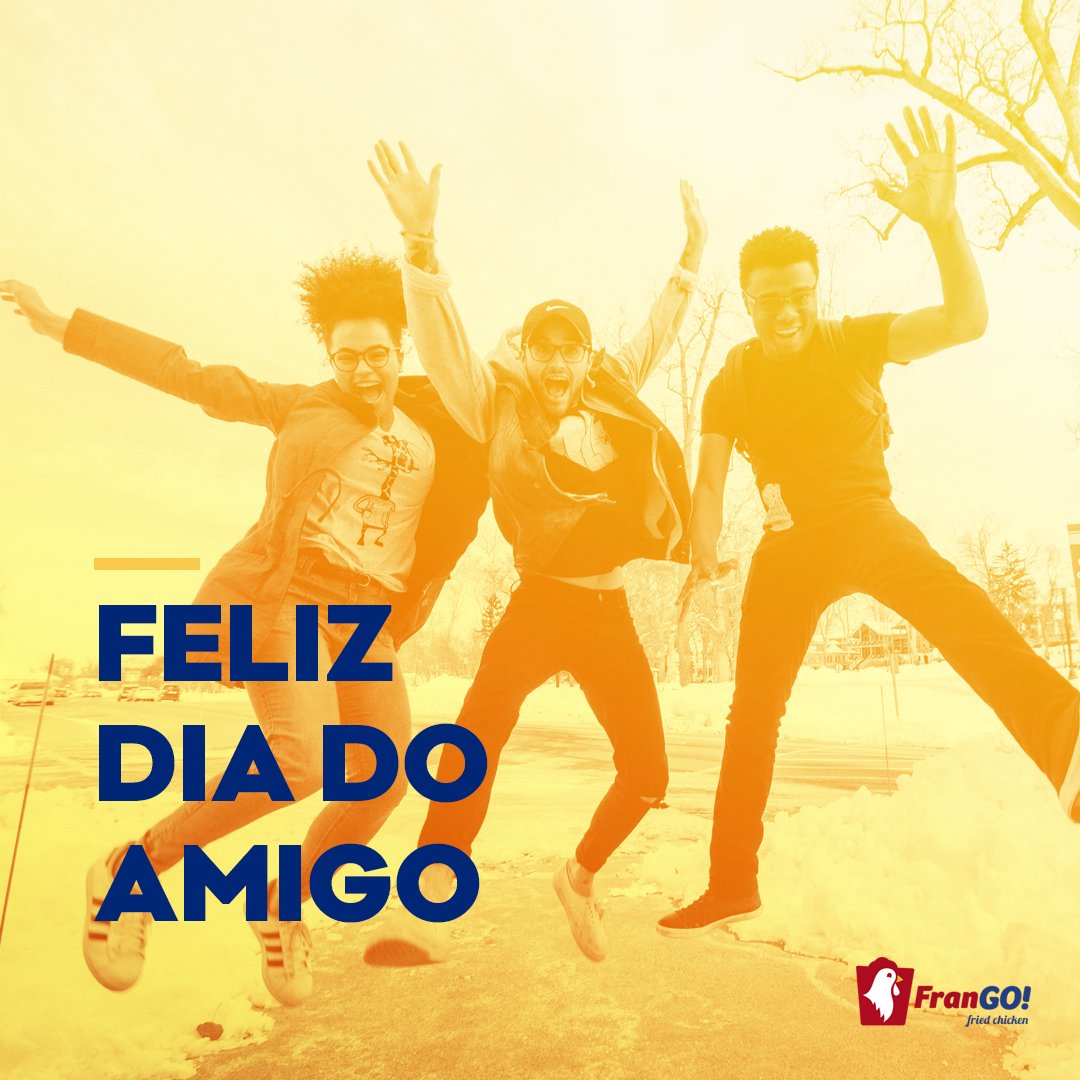 frangofcbh's tweet photo. Hoje é o dia perfeito para compartilhar um balde de frango frito com aquele que é mais que seu amigo, é seu friend. 😂

Desejamos um feliz dia dos amigos para todos os nossos clientes. https://t.co/KYV6sMiNnG