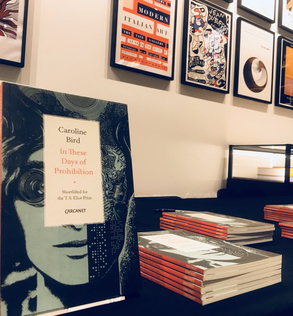 TateShops's tweet photo. 🍎🐍📖🗣️@applesandsnakes @Tate Modern
#TerraceBookshop
POETRY EVENING WITH @CarolineBirdUK #IntheseDaysofProhibition @Carcanet https://t.co/phGH8kwWJ9