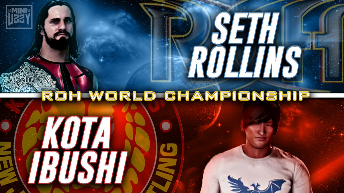 uzxy1_'s tweet photo. First Confirmed Match for ROH War Of The Worlds: NYC (#MiniUzzy WWE 2K18 Universe Mode)
- Seth Rollins vs. Kota Ibushi for the ROH World Championship
- Daniel Bryan vs. Taiji Ishimori for the ROH TV Championship https://t.co/YB1rLa4BWR