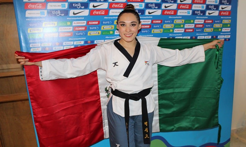#OrgulloMexicano ¡La primera medalla de oro 🥇 para #México en <a href="/Bquilla2018/">Barranquilla 2018</a> ! Felicidades a la #taekwondoín Daniela Rodríguez! 👏👏👏🇲🇽❤️