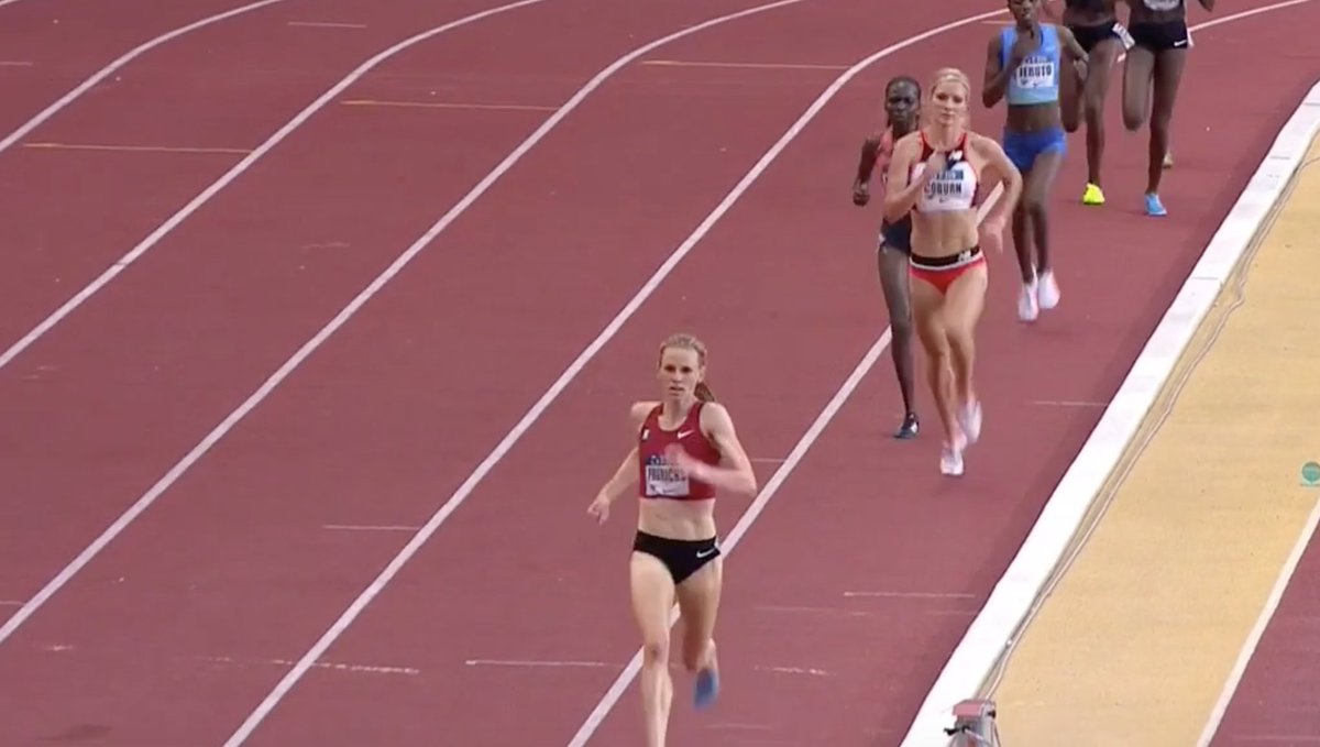 Courtney Frerichs breaks the American Record in 9:00.85 <a href="/courtfrerichs8/">Courtney Frerichs</a> #MonacoDL