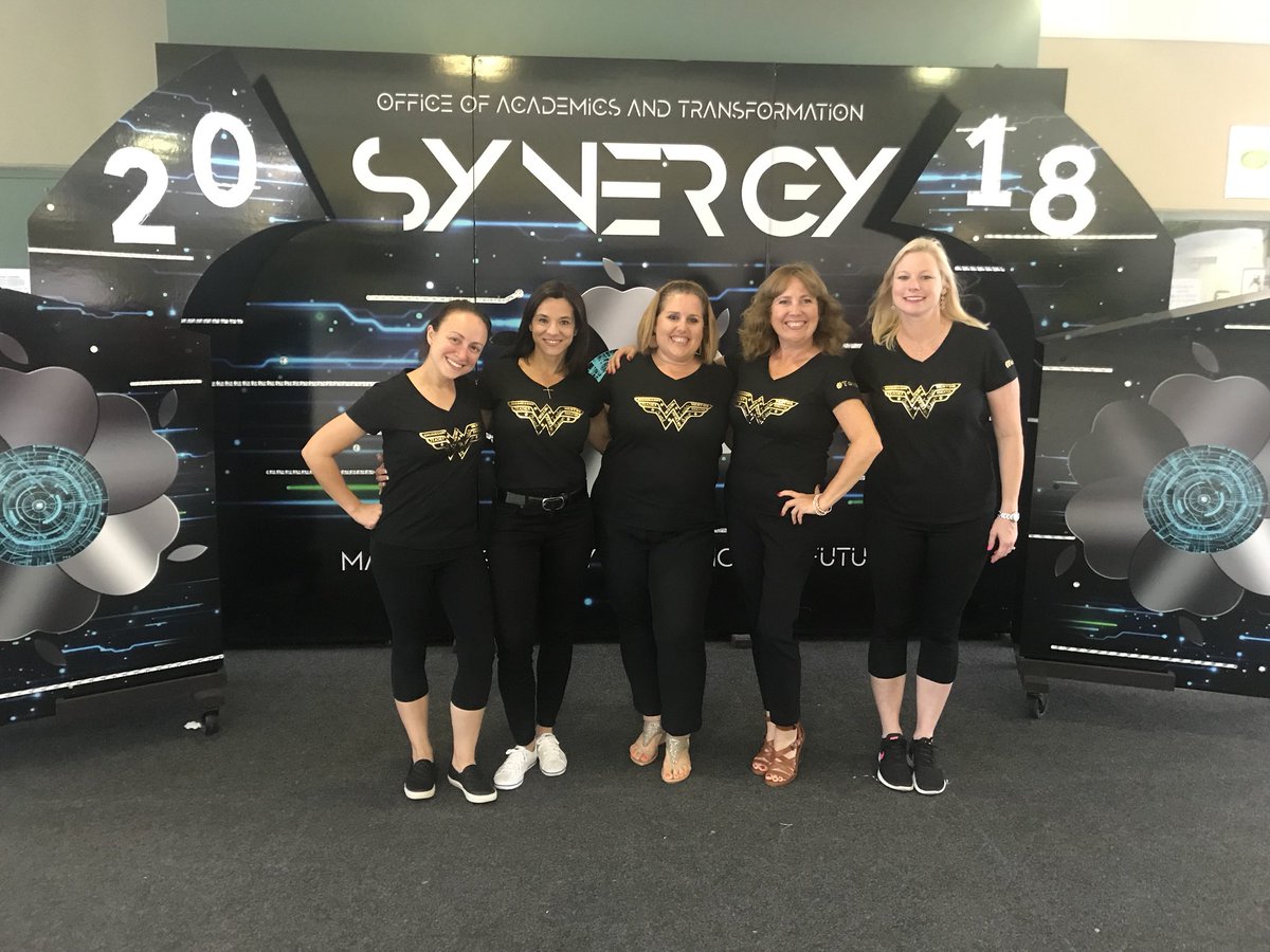 DFEfalcons's tweet photo. Team DFE wrapping up @ #SYNERGY2018 #Synergy2018tweetmyteam @SynergyMDCPS @MDCPSCentral @MDCPS https://t.co/azTdyPkCMt