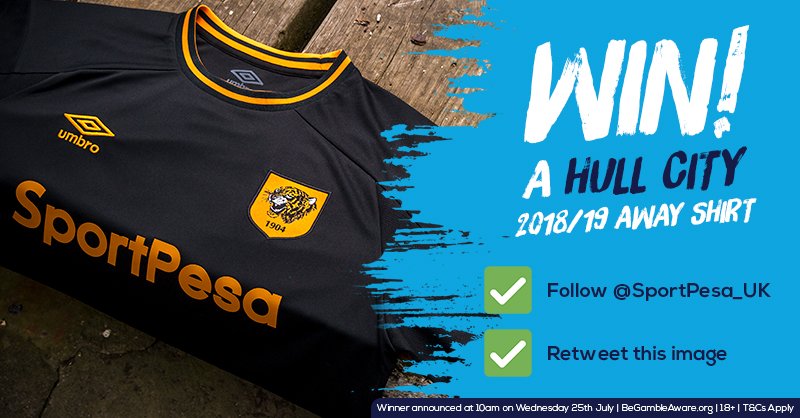 😍| We're in love with the new <a href="/UmbroUK/">Umbro UK</a> <a href="/HullCity/">Hull City</a> away shirt!

Fancy being the first fan to get your hands on one? 

Just follow us and RT this, for a chance to have it delivered to your place before it hits the shops!

#UTT #HCAFC