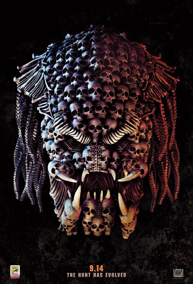 stremio's tweet photo. The new poster for “The Predator” is a true masterpiece! 😍
#Predator #ThePredator #ThePredatorPoster #SDCC #SDCC18 #movieposter https://t.co/K2hZHDAr4v
