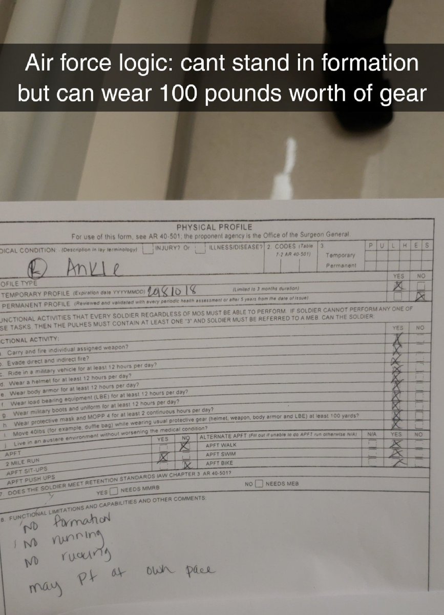 97Bandicoot's tweet image. Air Force wyd? #why #militarylogic