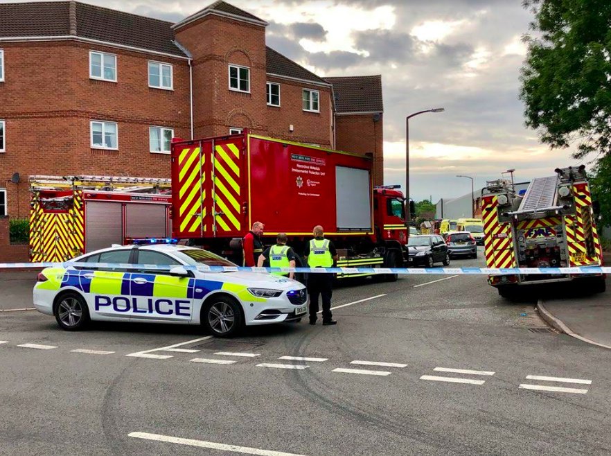 ITVCentral's tweet photo. Houses have been evacuated after chemical leak  https://t.co/qW0JhKeJ3Q https://t.co/Dicg1pvbto