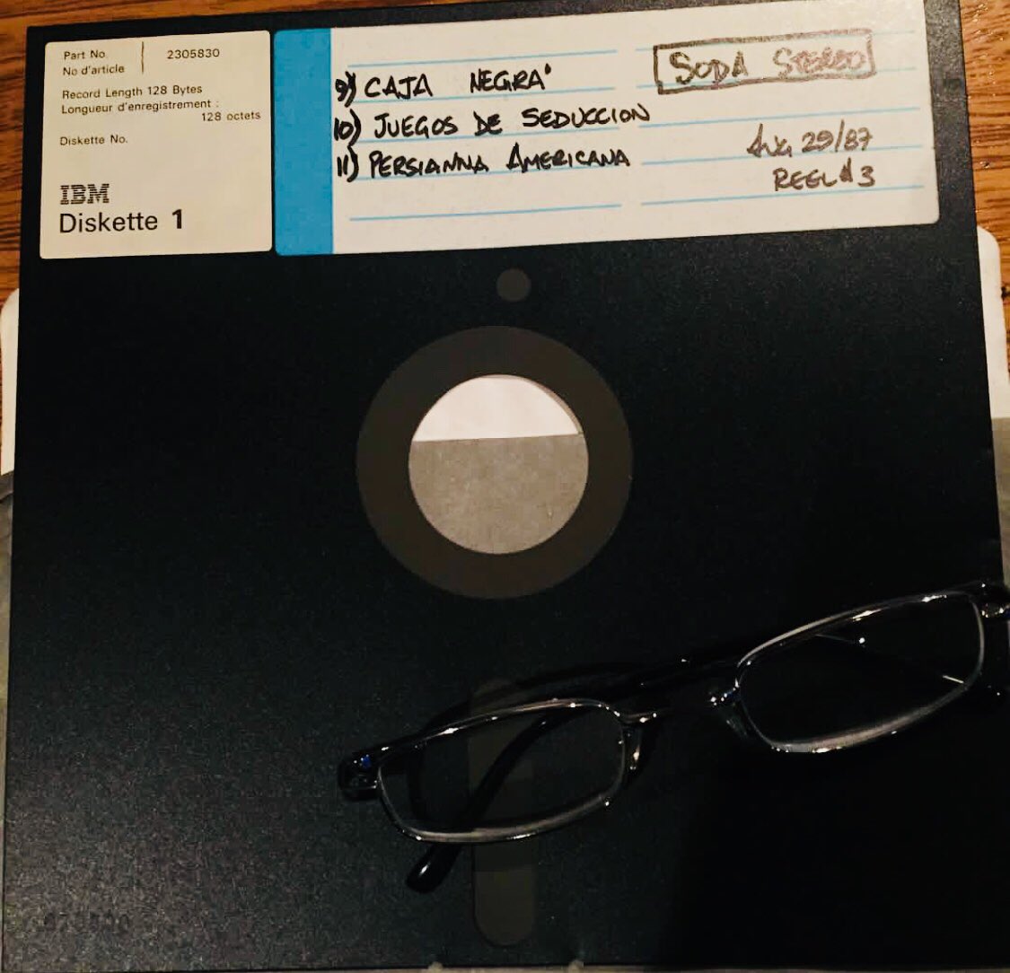 BreuerMario's tweet photo. Un pedazo de nuestra historia. “Ruido Blanco” #sodastereo #ruidoblanco #mariobreuer #breuerprod #huellasonora #sonidoorganico https://t.co/Qy546i5Y54