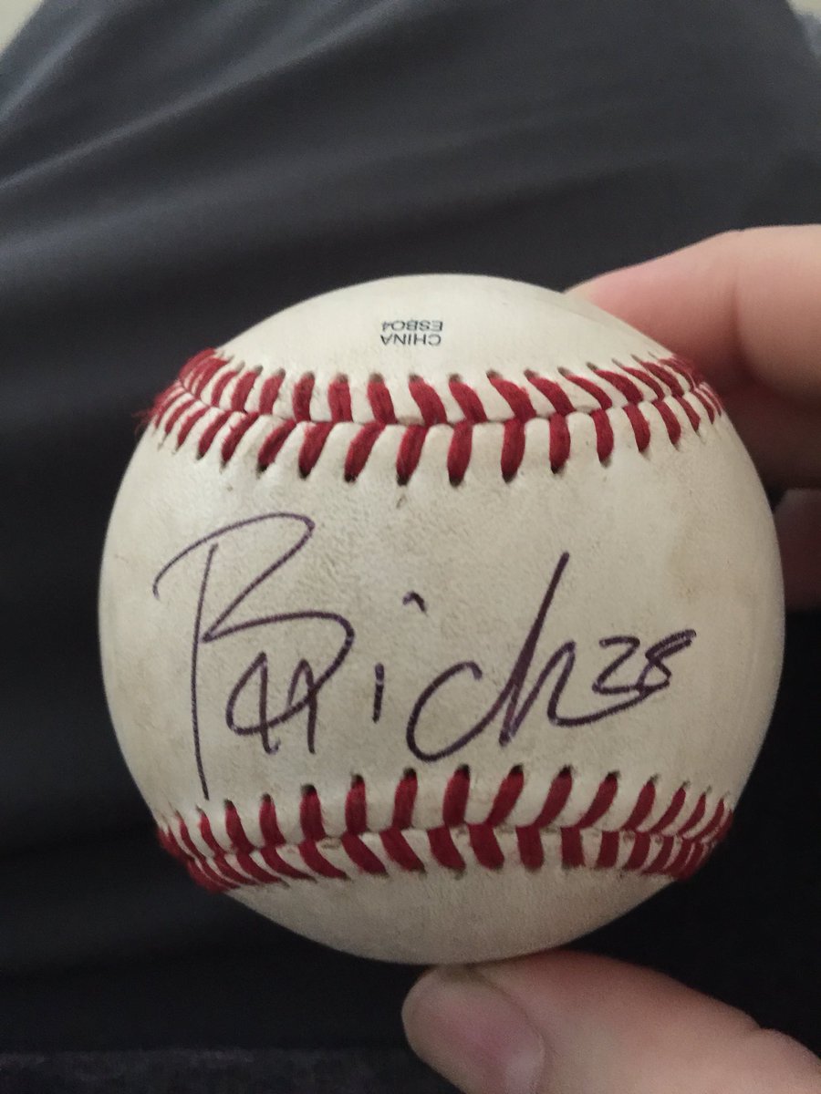 bjscrews's tweet photo. @brewerhicklen Congratulations on moving up BLAZER. Thanks for the autograph while you was in Augusta and save me a bat if you break one 😂 https://t.co/8iL9zjYI6X