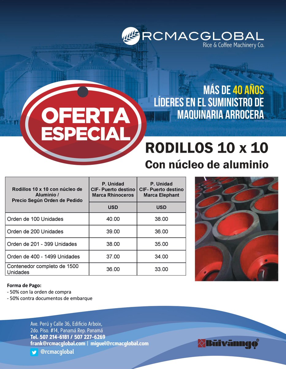 Oferta especial en rodillos 10x10 , máximo rendimiento a buen precio.