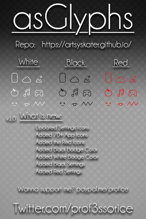 Yalu Jailbreak Asglyphs Released With White Black And Red Themes On T Co Z3owol08hb Dev Prof3ssorice Anemone Theme T Co Haddfihb0e