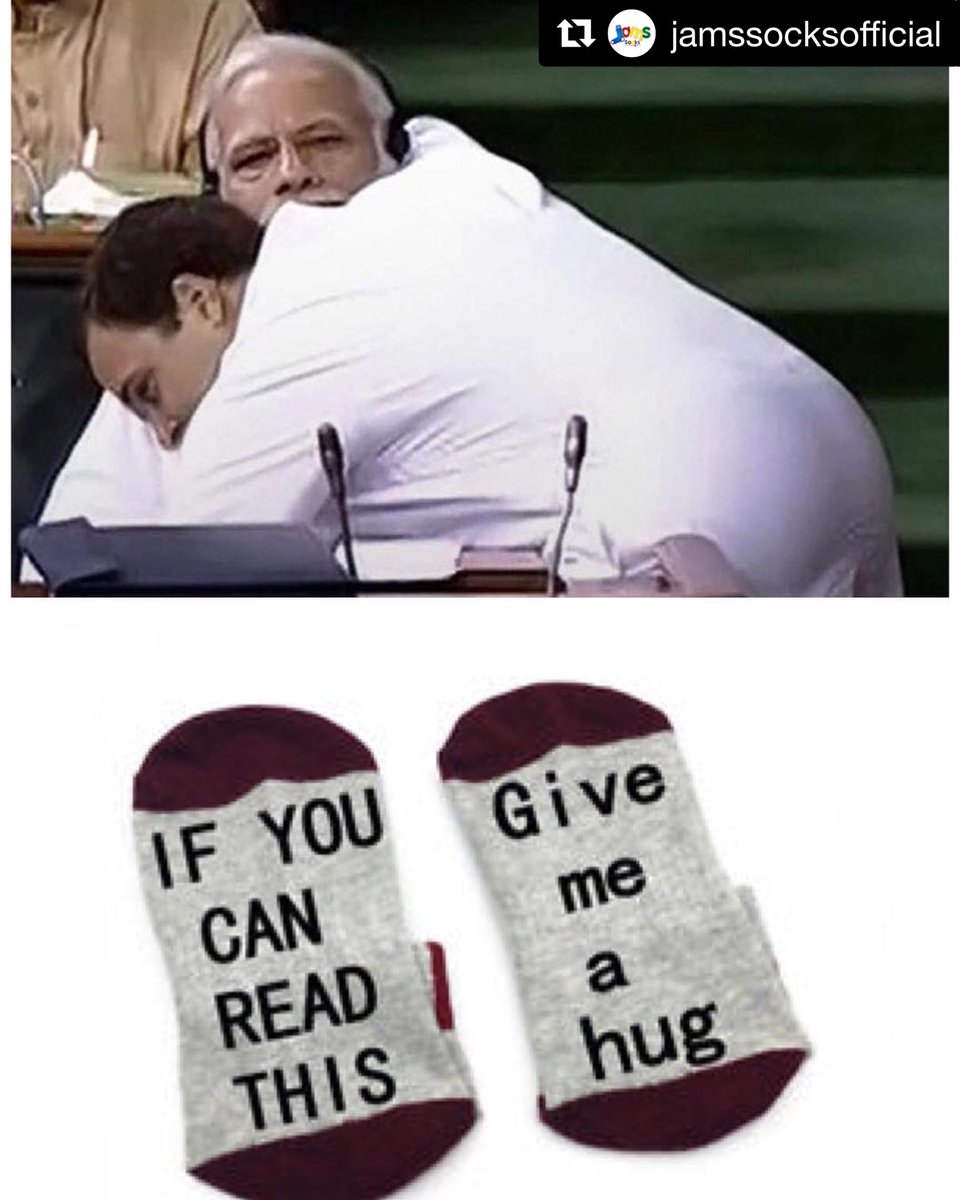 JamsSocksReal's tweet photo. Might be modi ji wearing these socks #hugmesocks #NoConfidenceMotion https://t.co/PKRMOp5Tv3