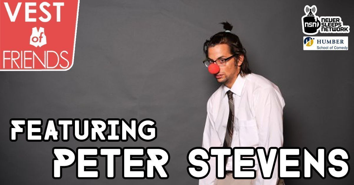 NeverSleepsNet's tweet image. Press your ears to the newest @VestofFriends featuring @_PeterStevens - writer, director, improvisor, comedian! buff.ly/2zkSyub
(Supported by @HumberComedy) #comedy #TOComedy
