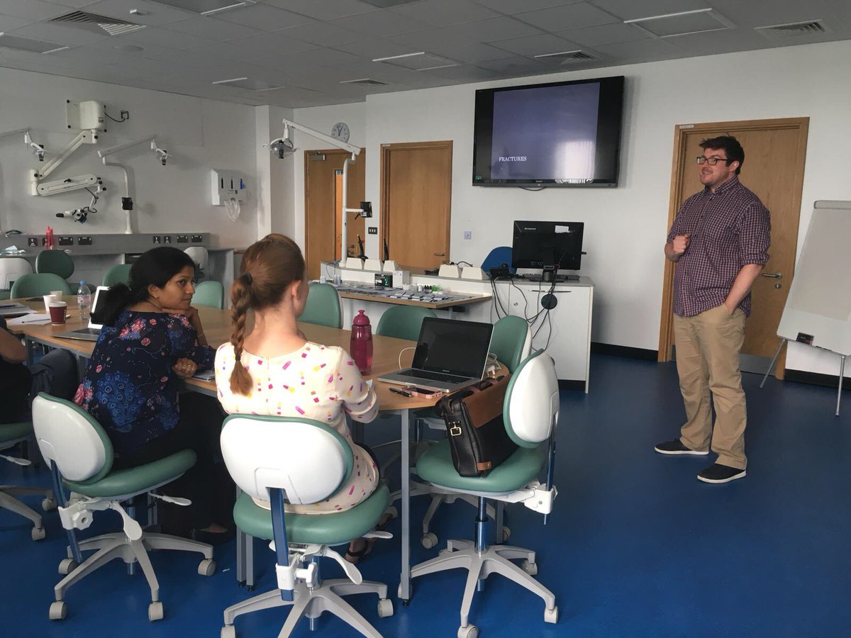 rootcanaluk's tweet photo. Fantastic and enjoyable two days teaching #endodontics #dentaltauma #splinting #avulsion #luxations #savethetooth with a great group. https://t.co/mVIGCFE0r1