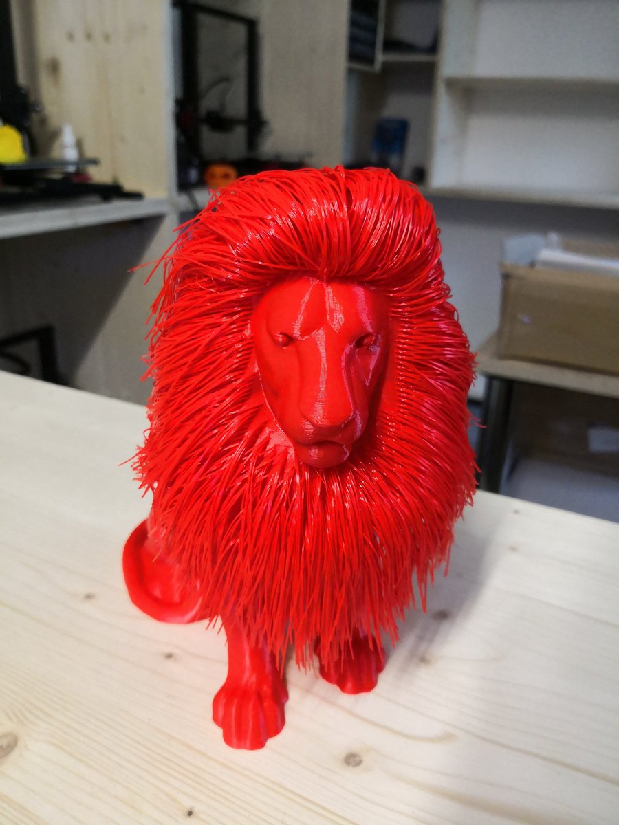 DanielH551987's tweet image. My #hairylion is done and it came out perfect. To see more please also follow me on Instagram daniel_holland5587🙏🙏
#3DPrinters #3dprinter #3dprint #3DPrinting #3ddruck #3ddrucker #only3dprinted #simplify3d #Thingiverse #3dart #3d #filament #redlinefilament #red #lions
