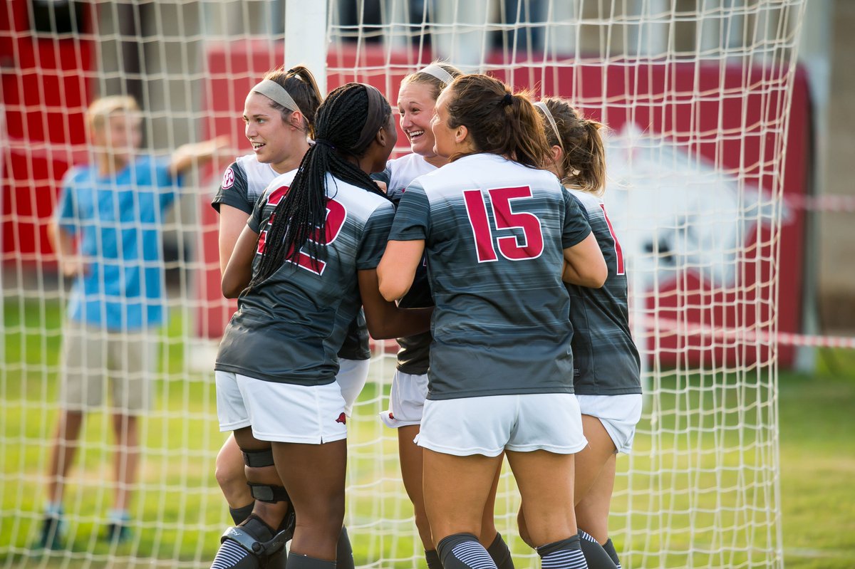 RazorbackSoccer's tweet photo. #RazorFacts 

2017 marked the first back-to-back 🔟+ win seasons in school history 

-and-

7️⃣3️⃣% of scoring returns for 2018.

Keep marking those 📆. Only 2️⃣8️⃣ days until 🐗⚽. https://t.co/llyiMC73Cs