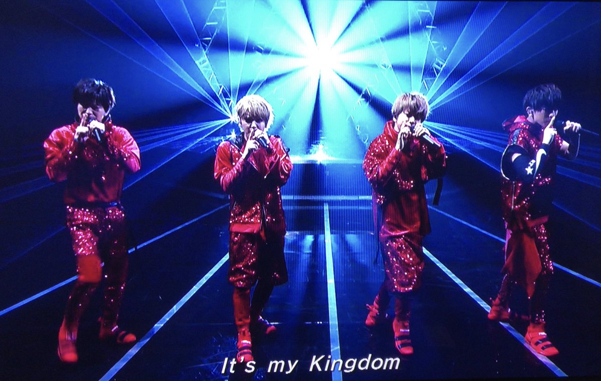 にこすけ Kingdom こんなにパワフルでかっこいい曲なのに ベストアーティストでしか披露されず残念だった でも今回 Blue とともにフルで聴くことができた カメラワークといい 音といい やっぱり 少プレ さんの プレミアムshow は最高 ほんとに