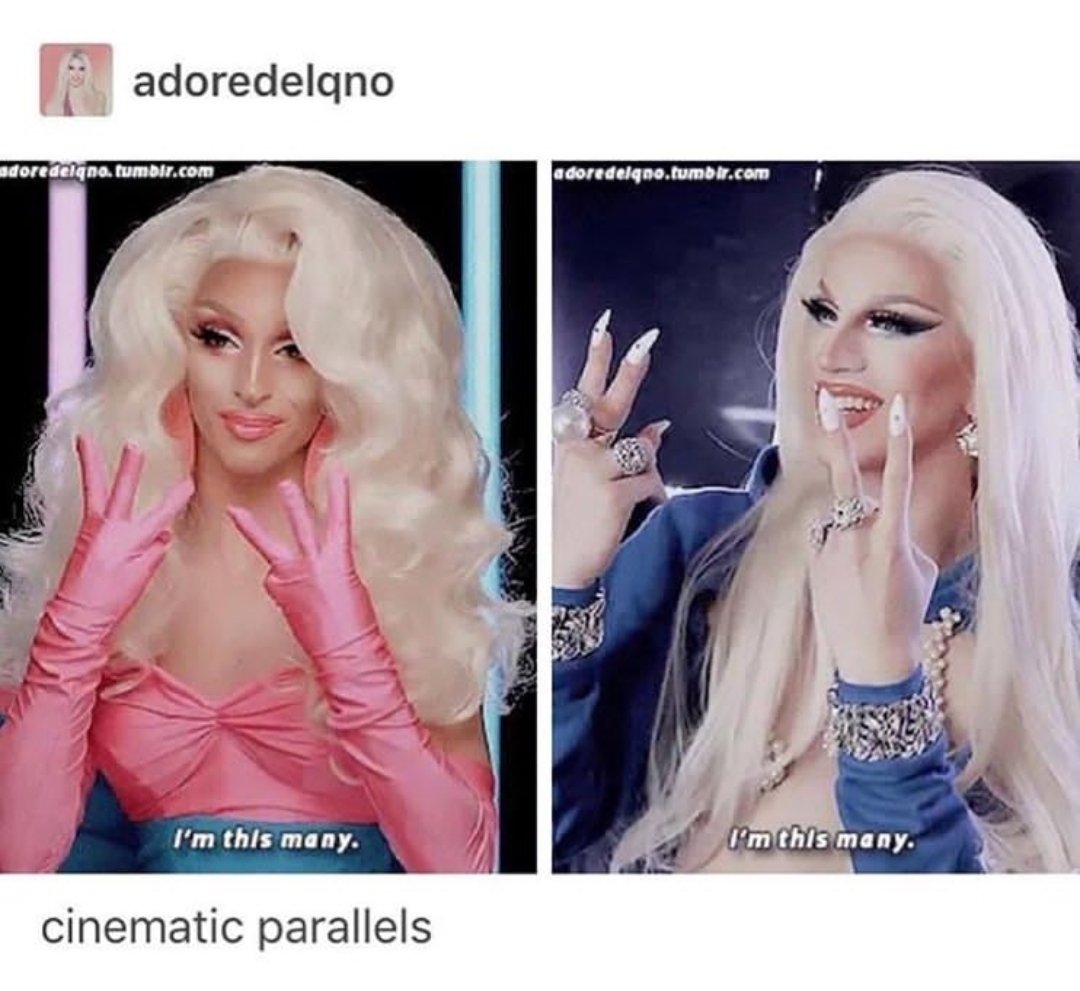 ItsADylenn's tweet photo. THEORY; @miz_cracker is actually @aquariaofficial 11 years from the future who has traveled back in time to tell her she won't win Drag Race 10 but instead ends up as another contestant on the season, being eliminated instead and causing a paradox in which Aquaria does win https://t.co/3vYXSdXhb7