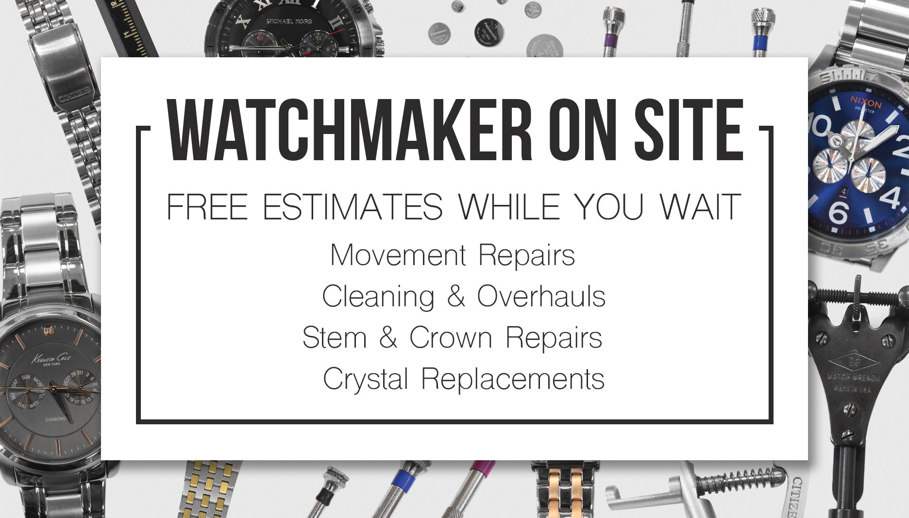Watch repair promenade mall hotsell