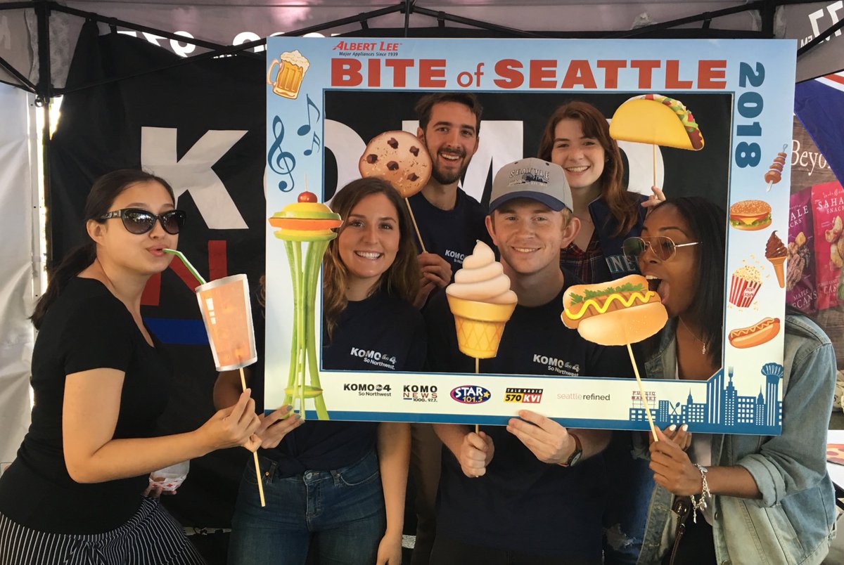 nwnewsradio's tweet photo. Biting into everything yummy at the @Biteofseattle this weekend! Perfect lunch break for a sunny Friday afternoon - come see us! โ๏ธ #BiteIntoSummer #KOMONews https://t.co/DPxRzwwYJk