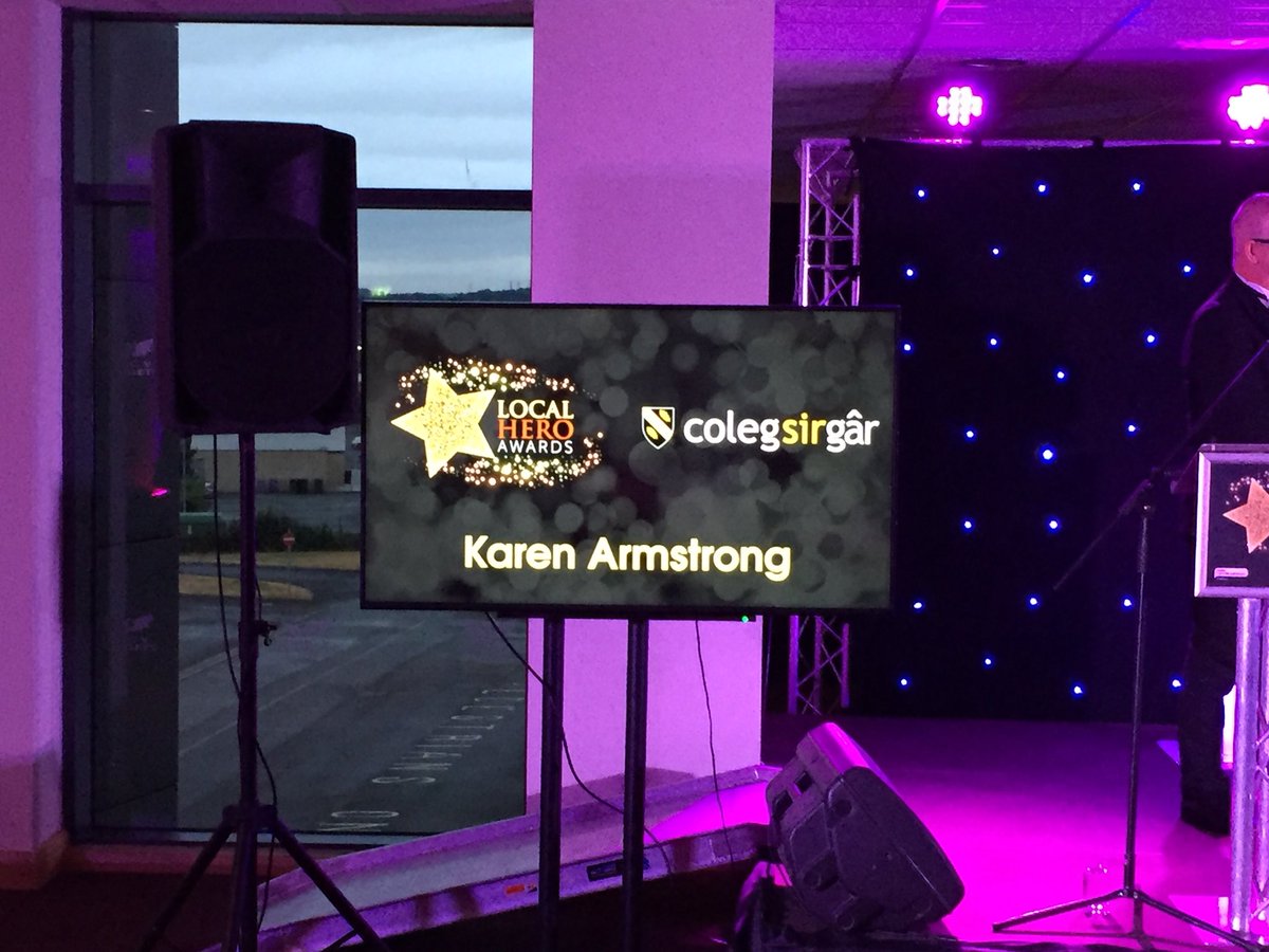 Well Done Karen Armstrong of Ysgol Penygroes from @colegsirgar