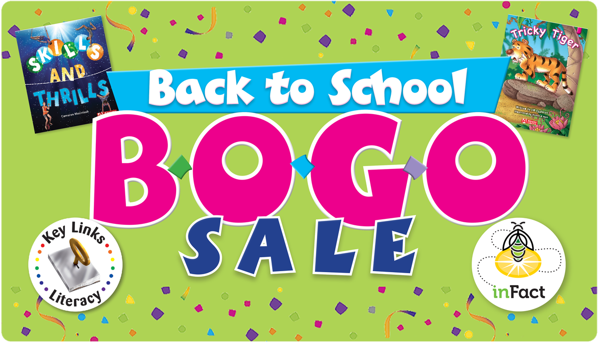 AbramsLearning's tweet photo. We're announcing our Back to School BOGO sale on leveled readers at #ILA18! Click the link to see more details. Happy reading! https://t.co/P4UyzgwBY5 https://t.co/q5zNpa08FZ