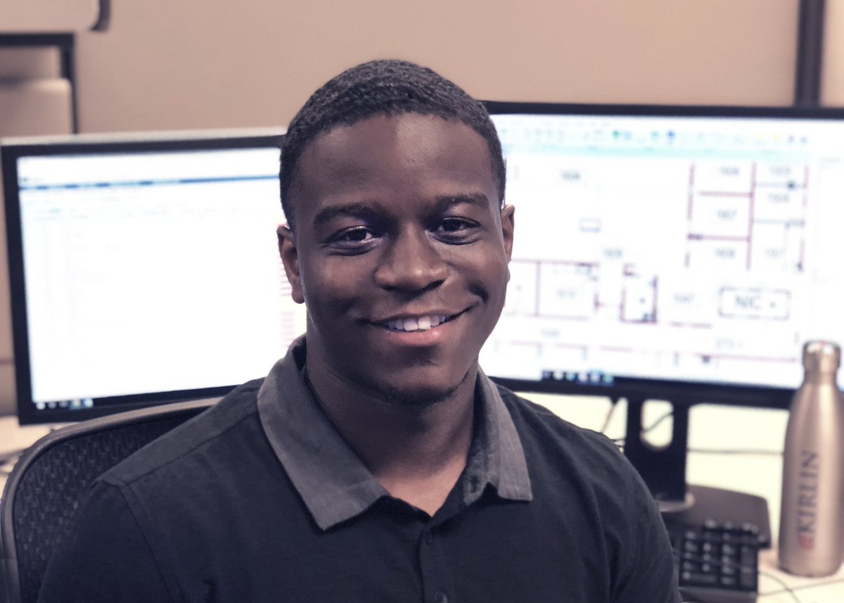 Meet #internKayvon, a Morgan State student. He will be getting his degree 12/18 in Civil Engineering. In his spare time he likes to workout. This summer Kayvon is looking forward to experiencing how companies truly operate within his field vs classroom. #meettheinterns #futureKB