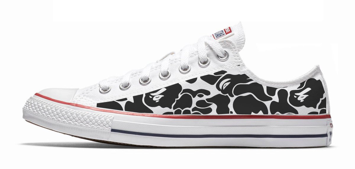 bape shoes converse