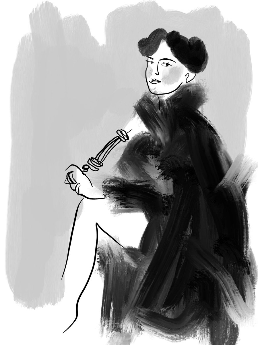 Doodling <a href="/The_Whip_Hand/">Irene Adler</a> tonight... delightful #cheeky