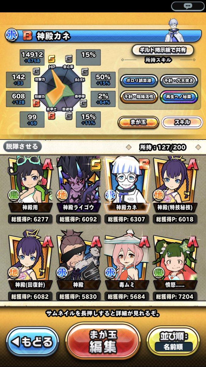 Peroshi373's tweet photo. 100層クリアPTです
まだクリア出来てない人の指標になればと思います
ポイントもめちゃくちゃ高い訳じゃないので敷居は低めだと思います
#カムトラ https://t.co/UnpYXxJEmu