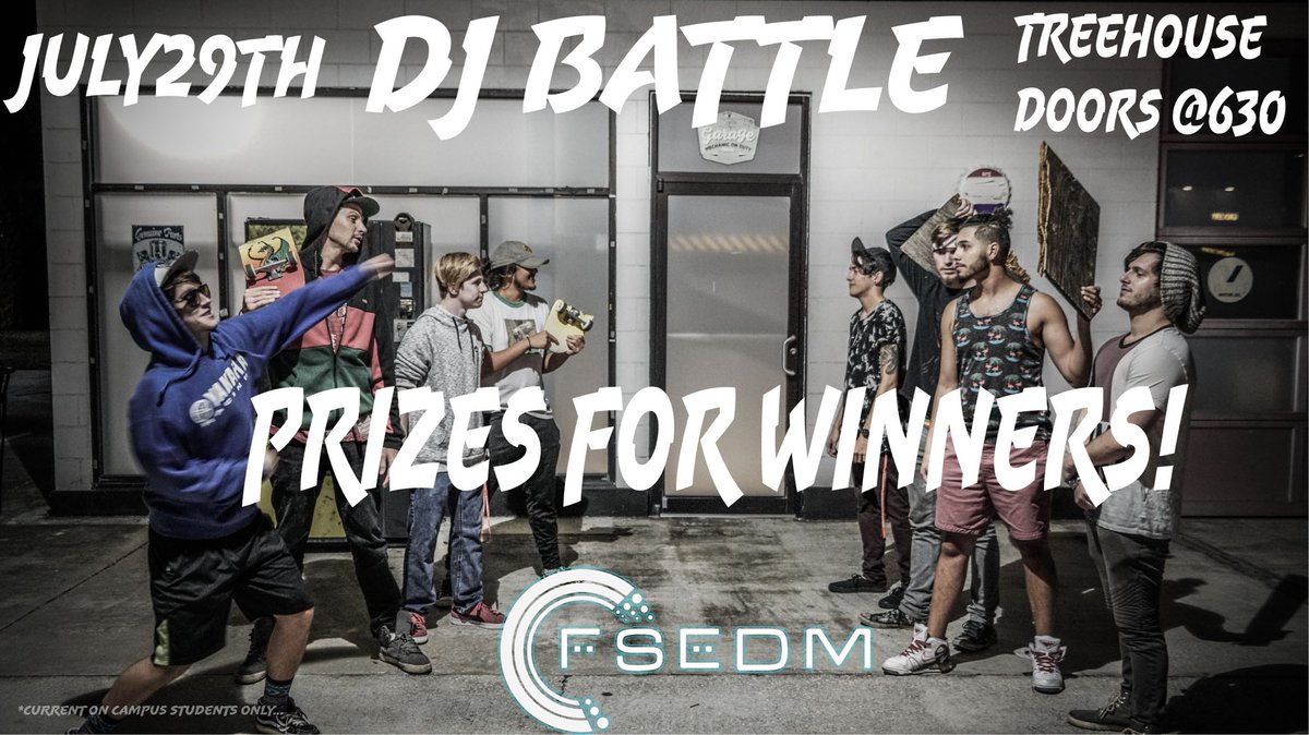 FSEDM's tweet photo. See FSEDM Connect page for details 😊 Club Meeting at 8PM this Monday! We will be going over what’s in store for Sunday! #fullsail #fsedm https://t.co/6lM8I1XjU6