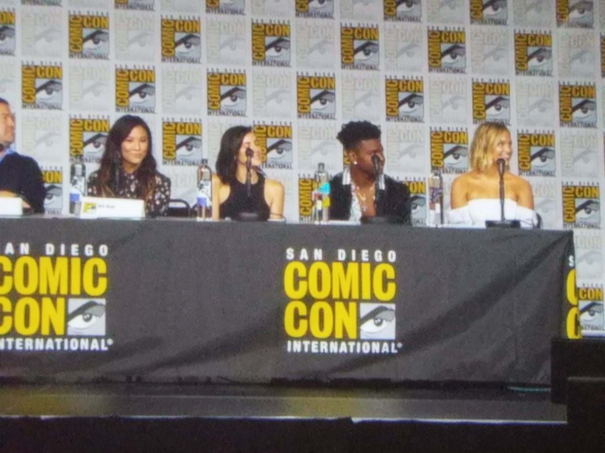 This <a href="/CloakAndDagger/">Cloak & Dagger</a> panel features 100% more smiles and positive vibes the show itself, understandably. As fun a #Marvel TV cast as it gets.