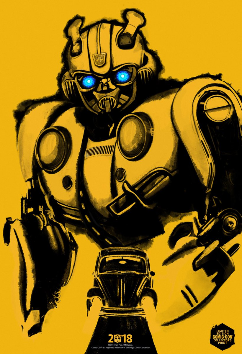 Bumblebee Official Comic-Con Exclusive Poster.