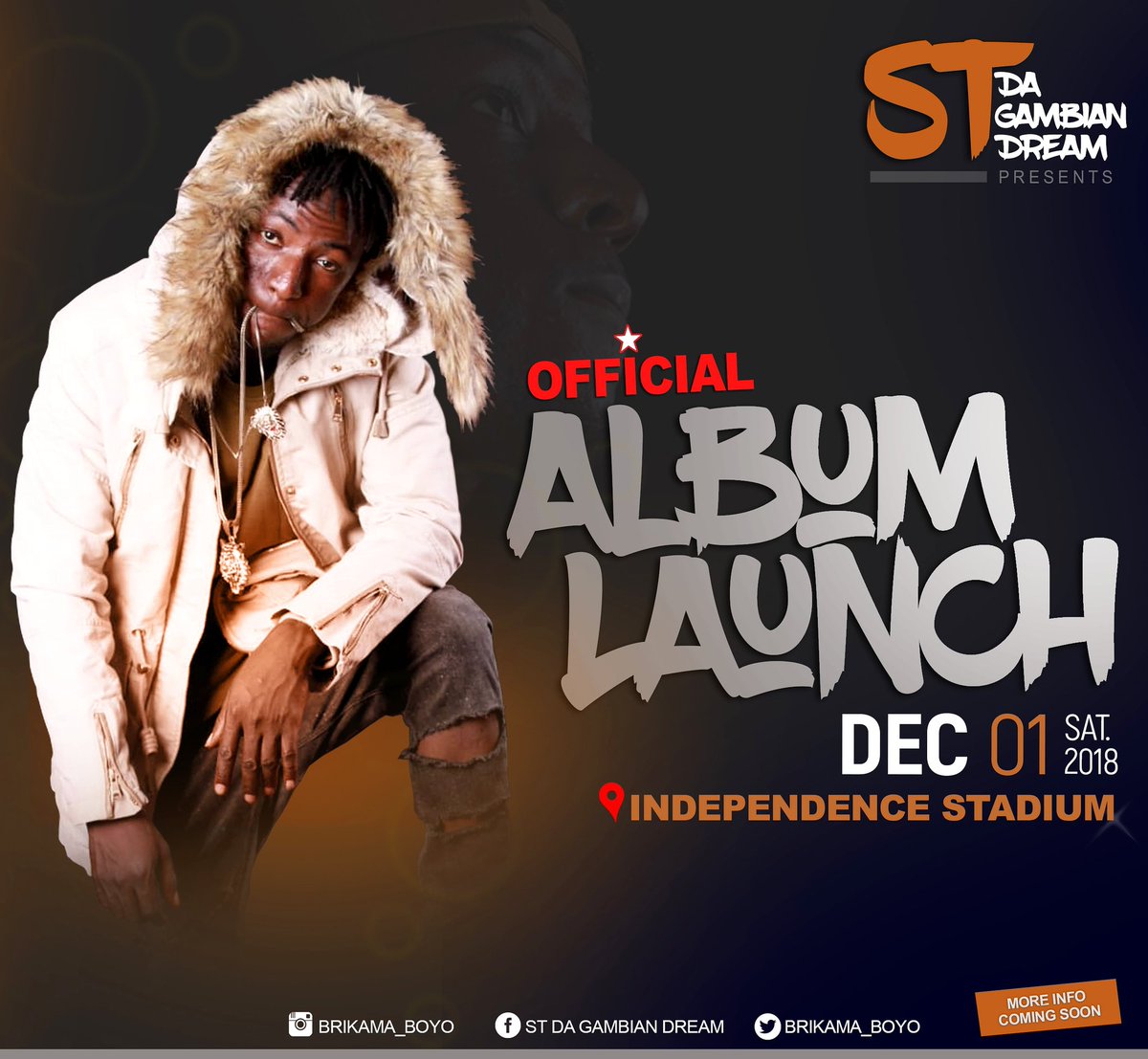 December 1st Independance stadium
Lets do this Gambia 🔥