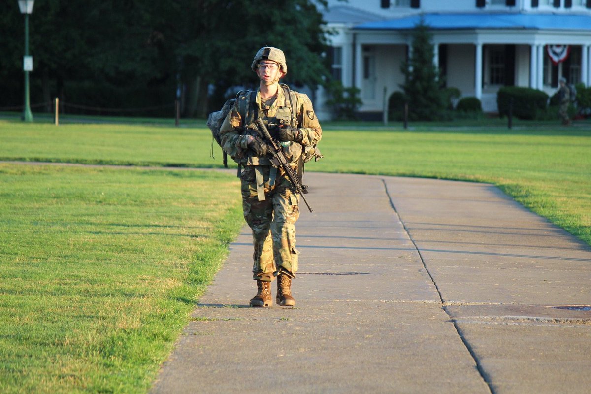 Gawbage29's tweet photo. This is Teddy. 2 months ago he was winning a high school state championship as a starter and leader. Now he is in his plebe year at the United States Military Academy at West Point. Yeah...what did you do with your summer? Thank God we have young men like this in America. https://t.co/womGuQhDii