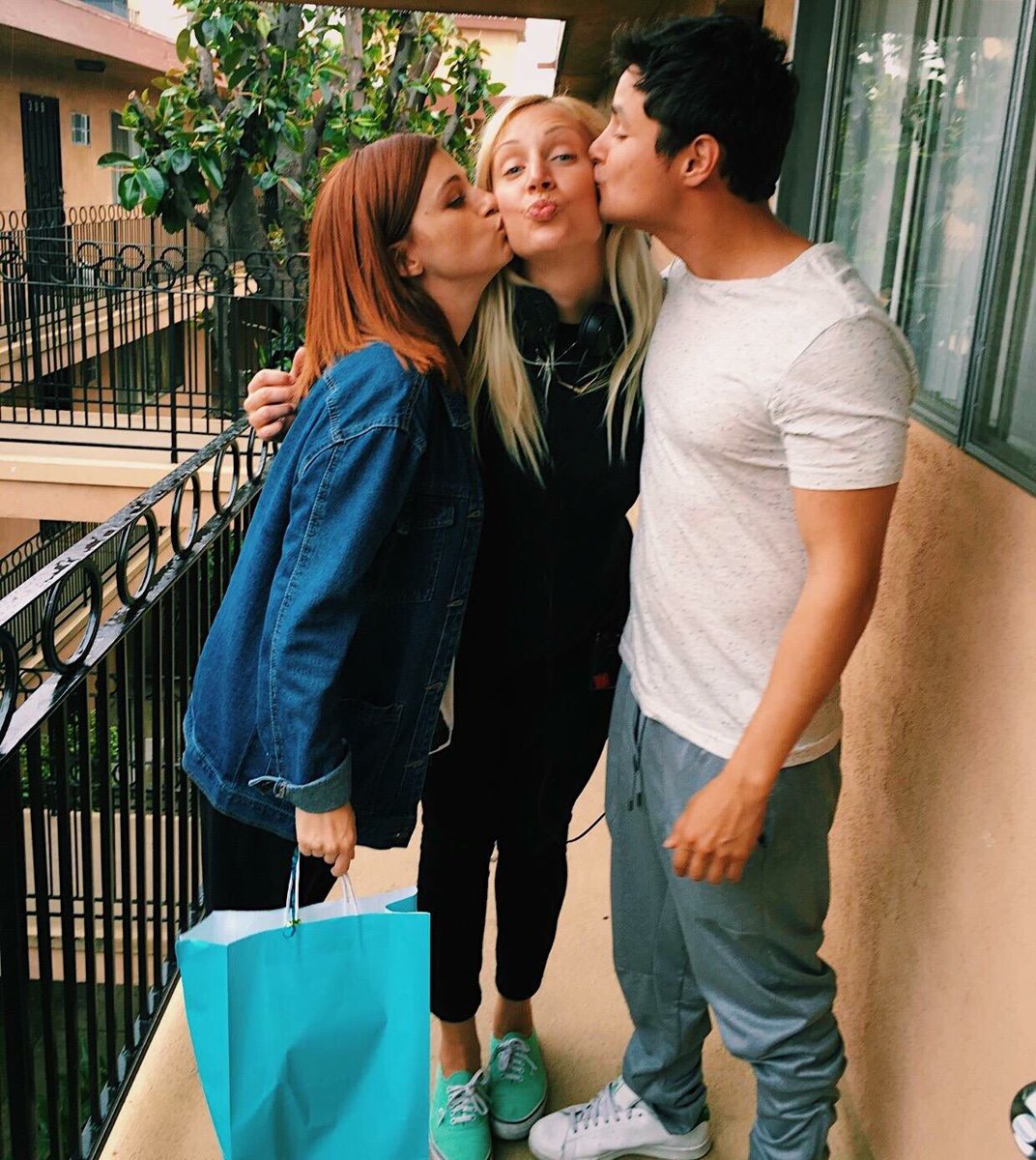BrandNewOldLove's tweet photo. Nothing but π for #CatRhinehart, on this #FemaleFilmmakerFriday π¬! Not only did she write #BNOL but she directed & produced it! As you can see, #AyaCash & @arturocastro85 think she's pretty special. π #BTS
#BrandNewOldLove is #ComingSoon on Aug 28th from @GravitasVOD! https://t.co/yEKmunZK0x