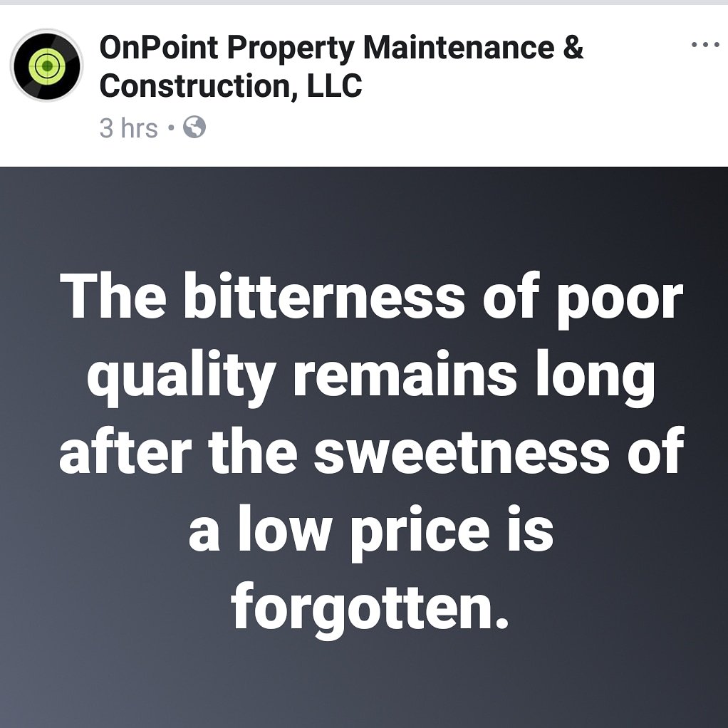 OnPointPMC's tweet photo. #craftsmanshipmatters #contractor #tradesman #contractorlife #lovethesmellofwood #lovemyjob #doitright #makeitright #maintenancerepair #renovation #handyman #hgtv #housedesign #hardwork #bluecollar #familybusiness #familyfirst #generationnext #lovewearingmytoolbelt #tradesman https://t.co/aipsvSTzHn