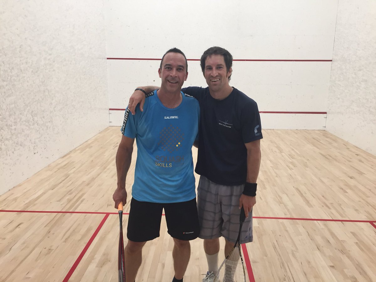 SquashRepublic's tweet photo. #squashFEST18 has begun! First two matches are in the book. #smellsllikecamping #firewhatfire https://t.co/Smp13FQLyp