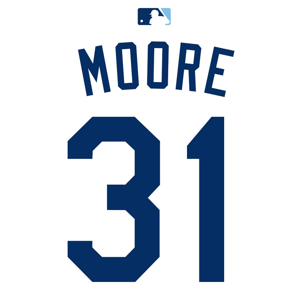 moore jersey number