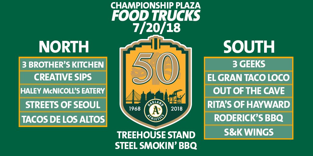 #AthleticsFoodTrucks: Green Fridays Edition