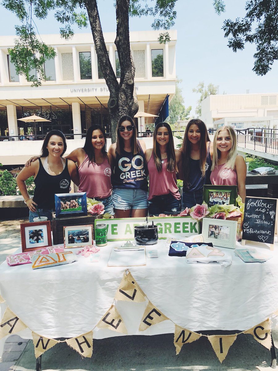 FSPanhellenic's tweet photo. Our recruitment counselors had so much fun meeting everyone today💛 https://t.co/cDaXNYxZBp