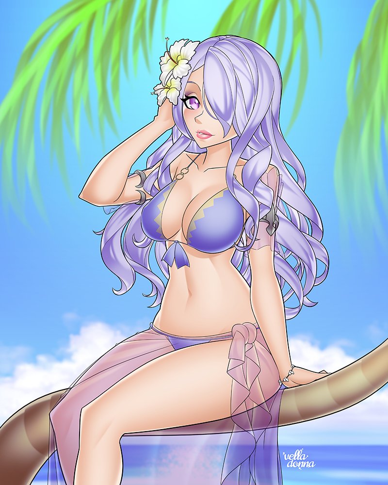 It’s Tropical Beauty Camilla from #FEHeroes! 🏖️💖 Please appear in my summons Camilla-sama. >///<

★ patreon.com/velladonna ★