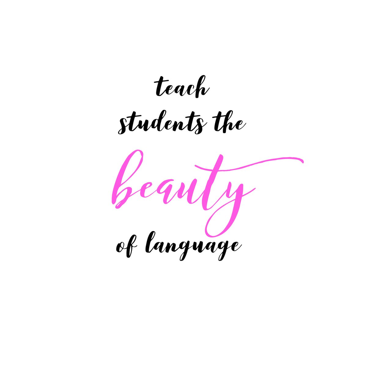 Students should leave our classrooms loving language, being captivated by it and appreciating its beauty. #iteachenglish #iteachela #englishteacher #secondaryela #engchat #TeamEnglishOz #elachat