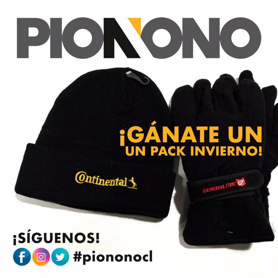 PiononoCl's tweet photo. ¿Quieres ganar uno de nuestros 3 packs invierno Pionono?
¡Super fácil!
-Síguenos, comparte, etiqueta a un amigo en ésta publicación y ya estarás participando los ganadores seran anunciados el día martes 24 de Julio. GANA CON PIONONO #invierno #guantes #gorro  #pionono #Concurso https://t.co/fcqGllMWIw