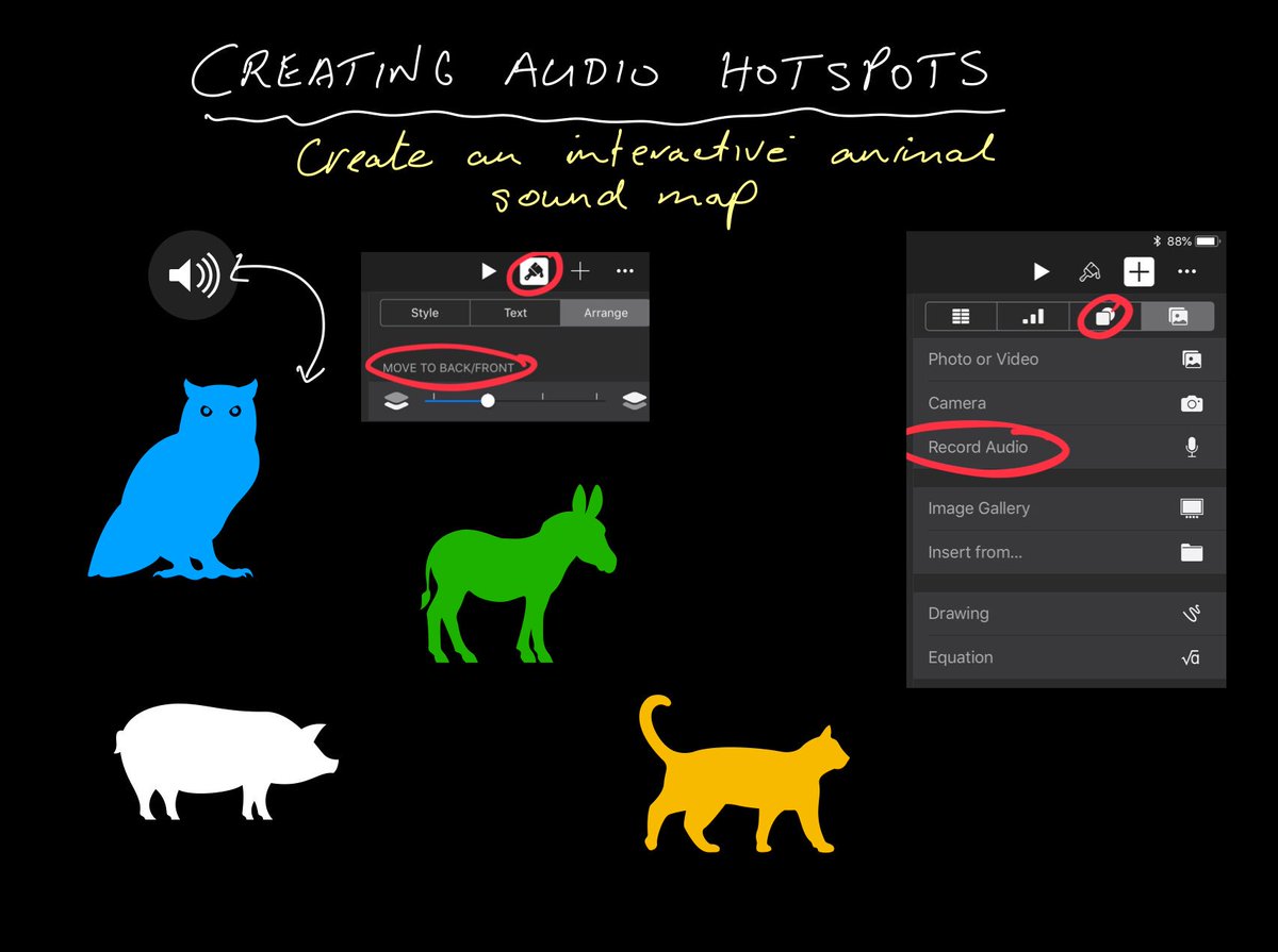 PaulHamilton8's tweet image. I wonder what applications you see for audio hotspots (invisible interactive sounds or commentaries) with your students and/or subject? My Preppies would love to creative an interactive farm. Love to hear your ideas? #everyonecancreate