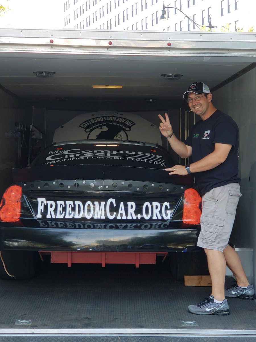 MyCCMilitary's tweet photo. Racing is the worldโs largest spectator sport, with over 75 million race fans. The POW MIA Freedom Car, along with MyComputerCareer, has set out to raise awareness of what the POW-MIA cause is all about. RETWEET to show your support!
#mycomputercareer #FreedomCar #POWMIAAwarness https://t.co/E7IjWjM7k0