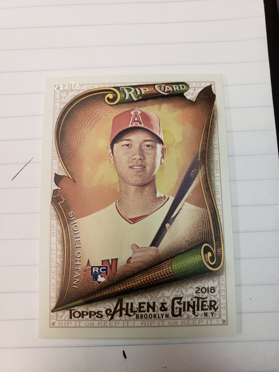 CandidRCC's tweet photo. Support your #LCS #collectors. #TheHobby will be good to you! Plus, you can take beauties like this home #sameday! #takemehome #WhoDoYouCollect #OHTANI @PaniniAmerica Optic and @Topps Allen &amp; Ginter #baseballcards #MLB https://t.co/Vrx83rTVOl